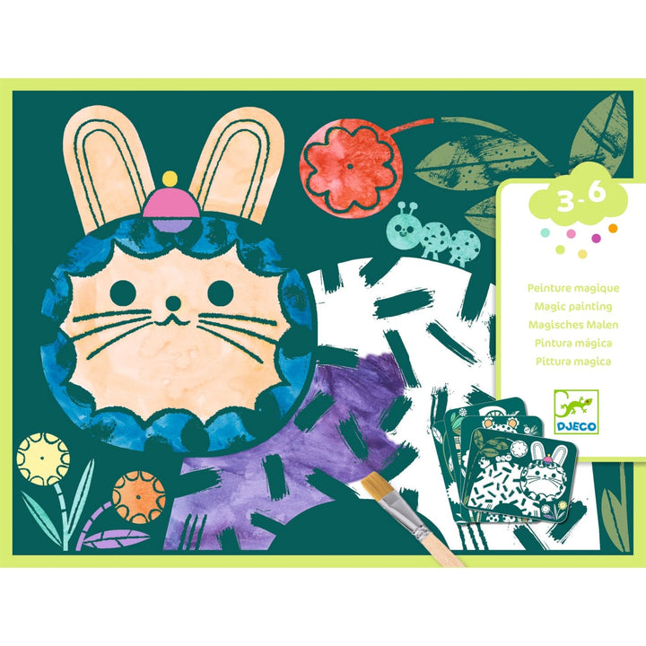 Djeco Magic Reveal Paint - Dressed-Up Animals