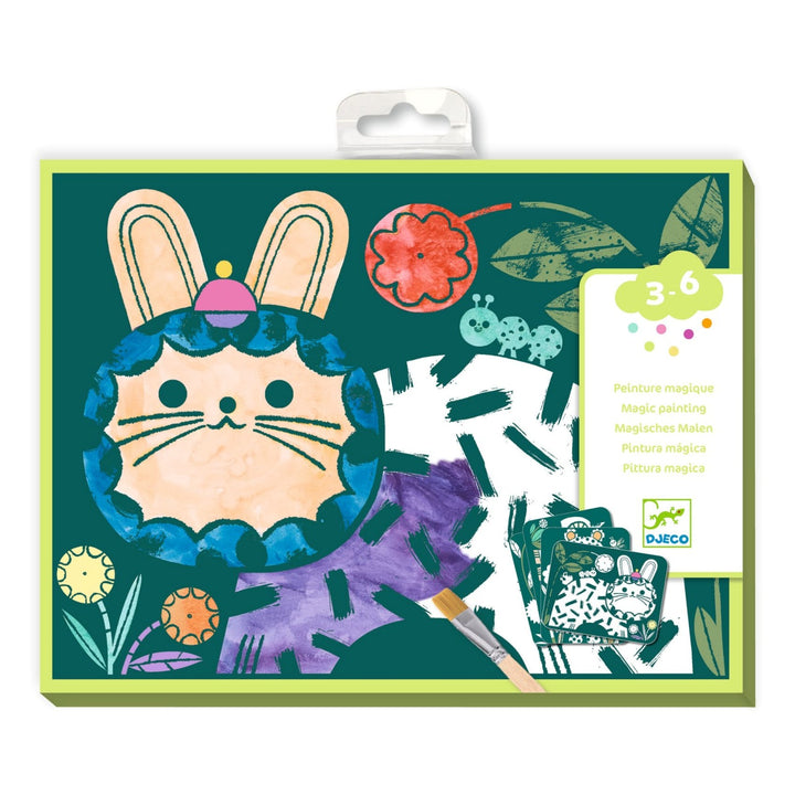 Djeco Magic Reveal Paint - Dressed-Up Animals