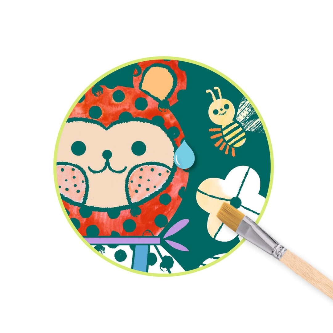 Djeco Magic Reveal Paint - Dressed-Up Animals
