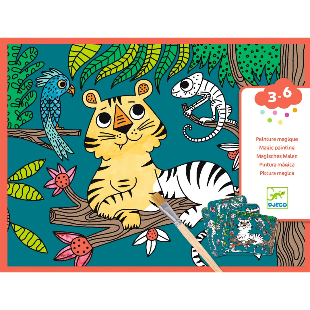 Djeco Magic Reveal Paint - In the Jungle