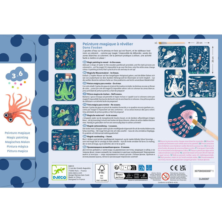 Djeco Magic Reveal Paint - In the Ocean