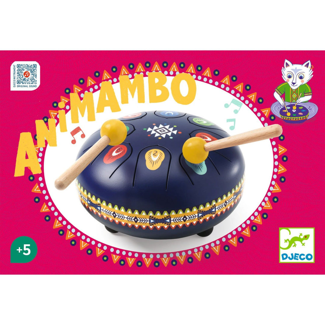 Djeco Animambo Blue Tongue Drum (8 notes)