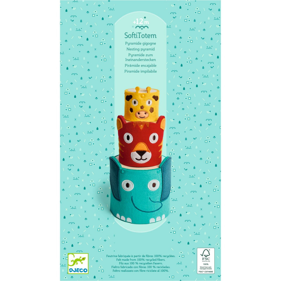 Djeco Softi Totem Blocks for Stacking