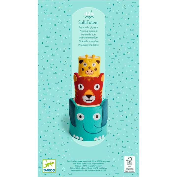 Djeco Softi Totem Blocks for Stacking