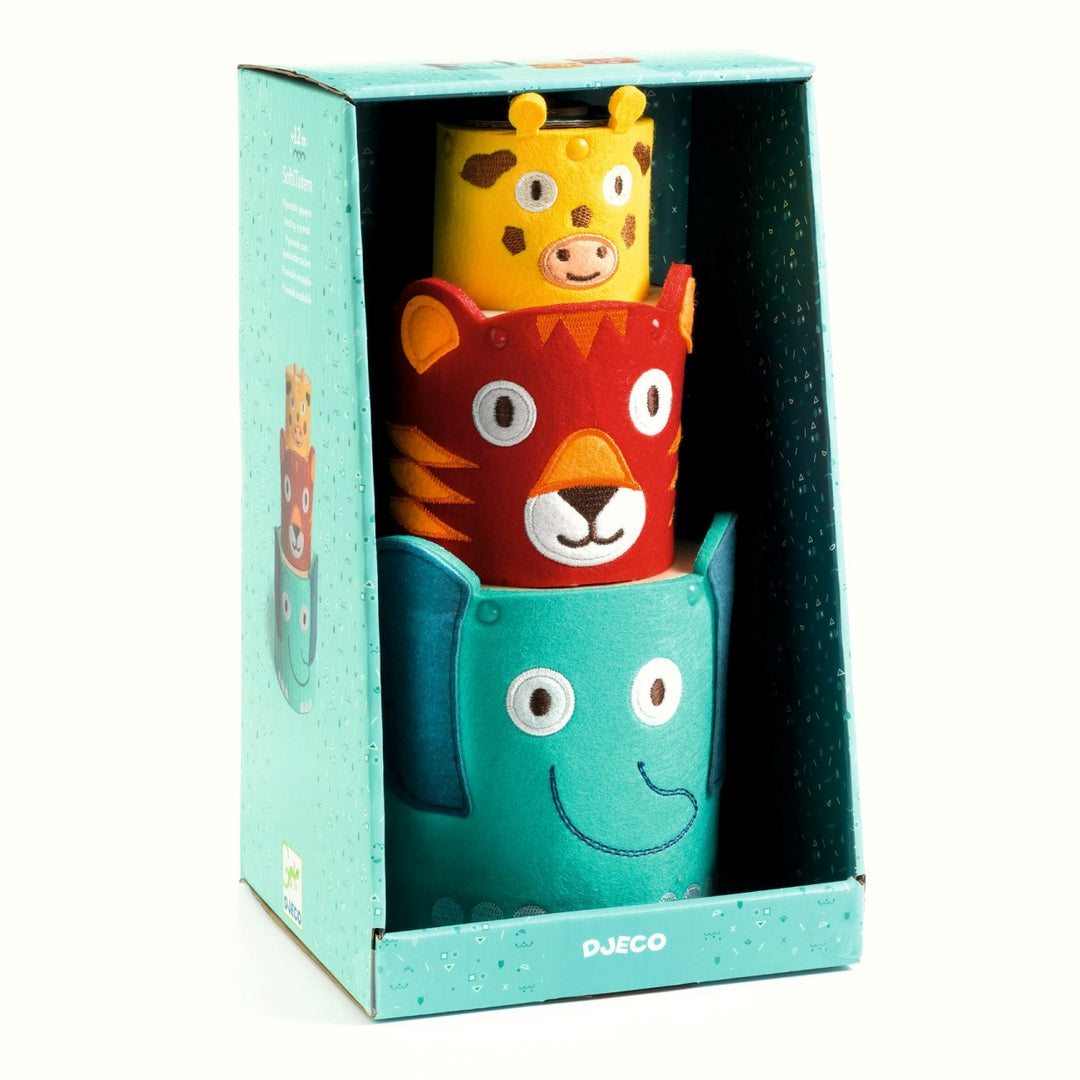 Djeco Softi Totem Blocks for Stacking