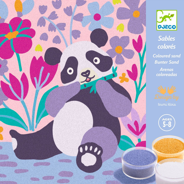 Djeco Coloured Sand and Glitter Art - Velvety Paws