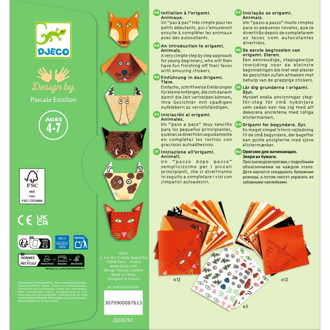 Djeco Introduction to Origami - Animals