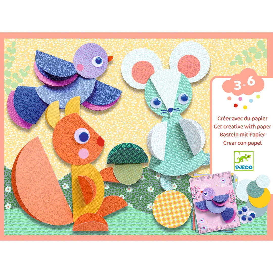 Djeco Create with Paper - Round and round