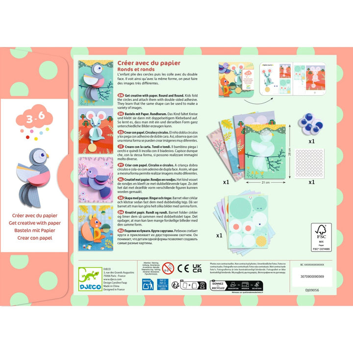 Djeco Create with Paper - Round and round