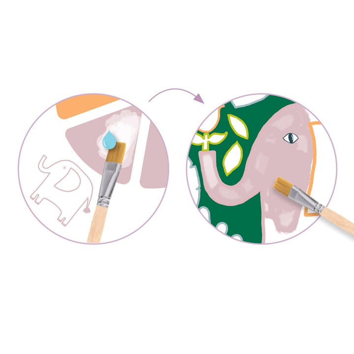 Djeco Paint for Little Ones - Palette Painting - Wild Ones