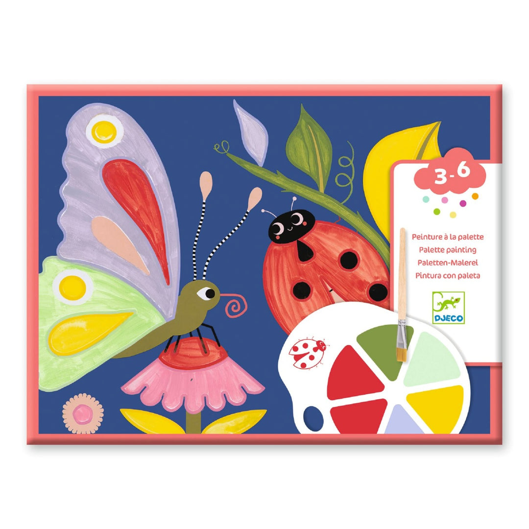 Djeco Paint for Little Ones - Palette Painting - Creepy Crawlies