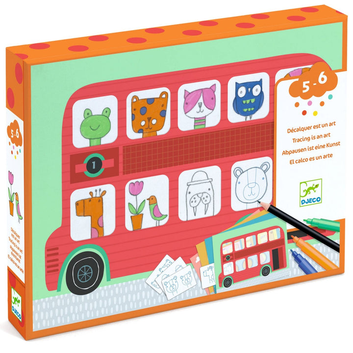 Djeco Tracing is an Art Colouring Set