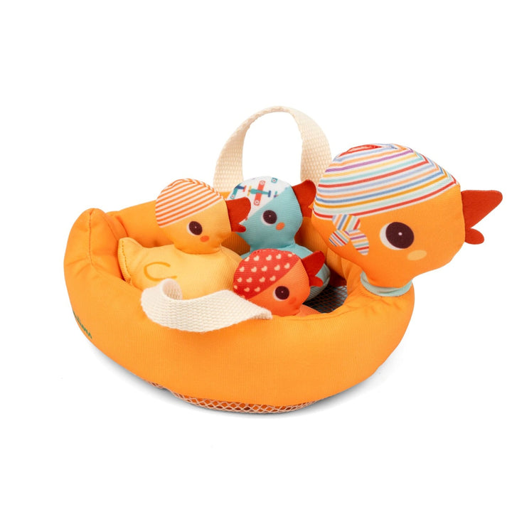 Lilliputiens Bath Toy - Mummy Duck and her Magnetised Ducklings