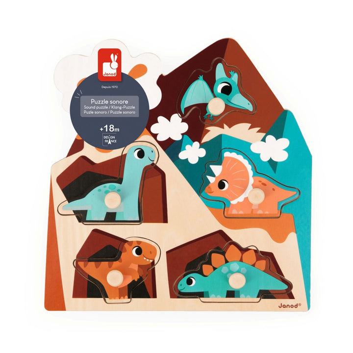 Janod Sound Puzzle - Dinosaur