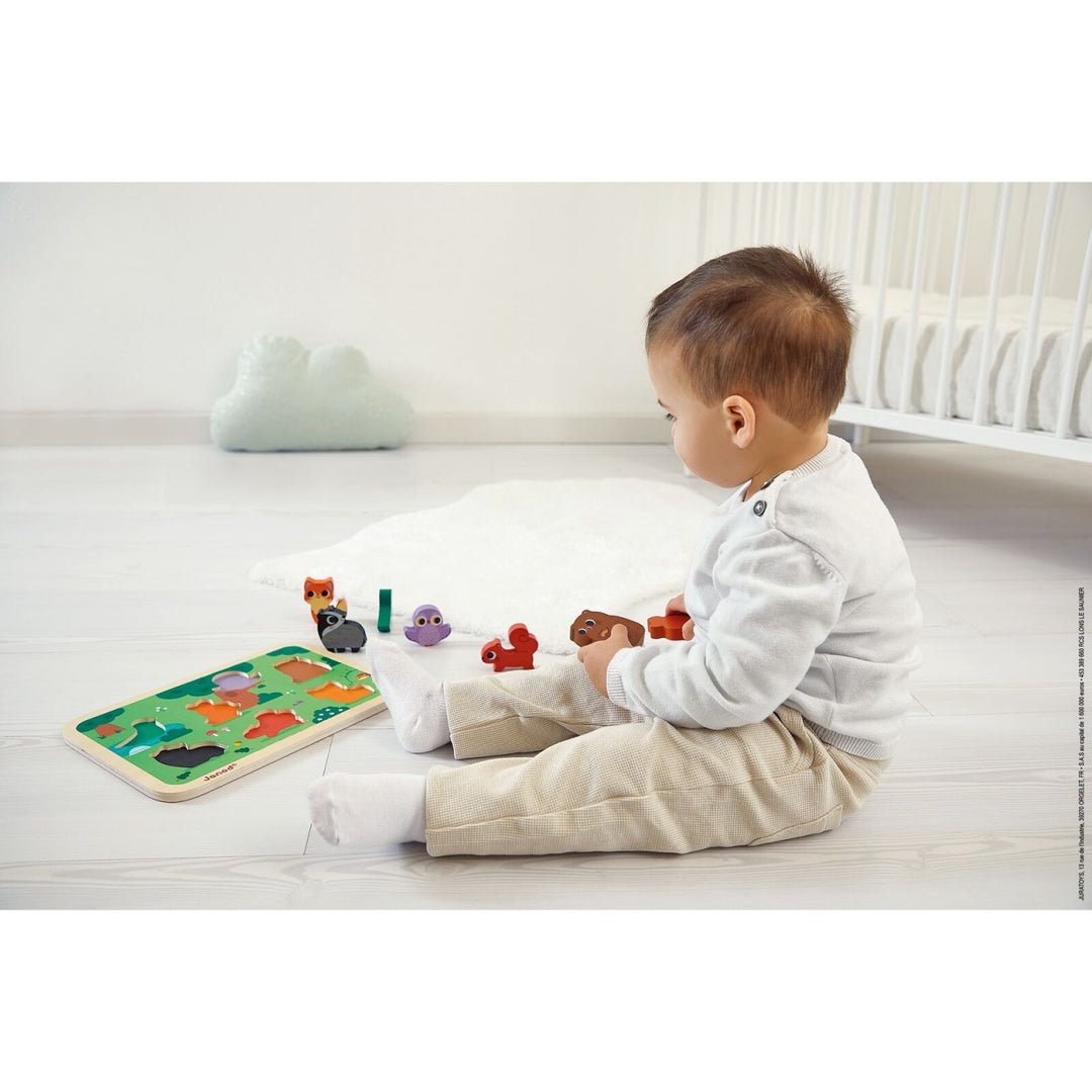 Janod Chunky Wooden Puzzle - The Forest
