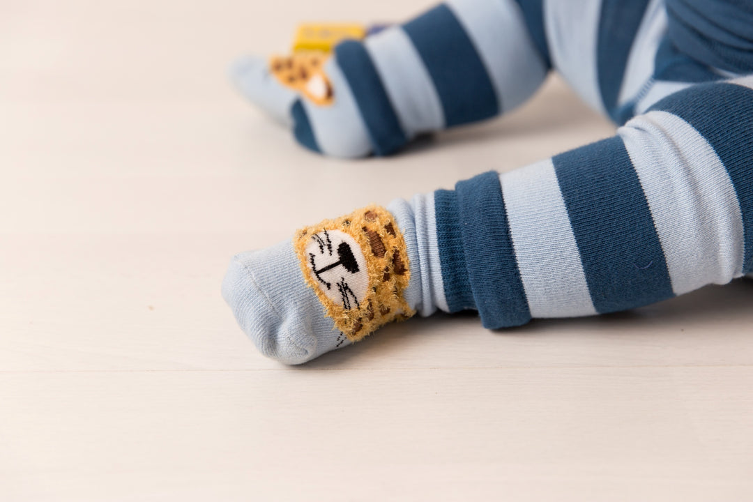 Blade and Rose Socks - Echo the Jaguar (Light Blue)