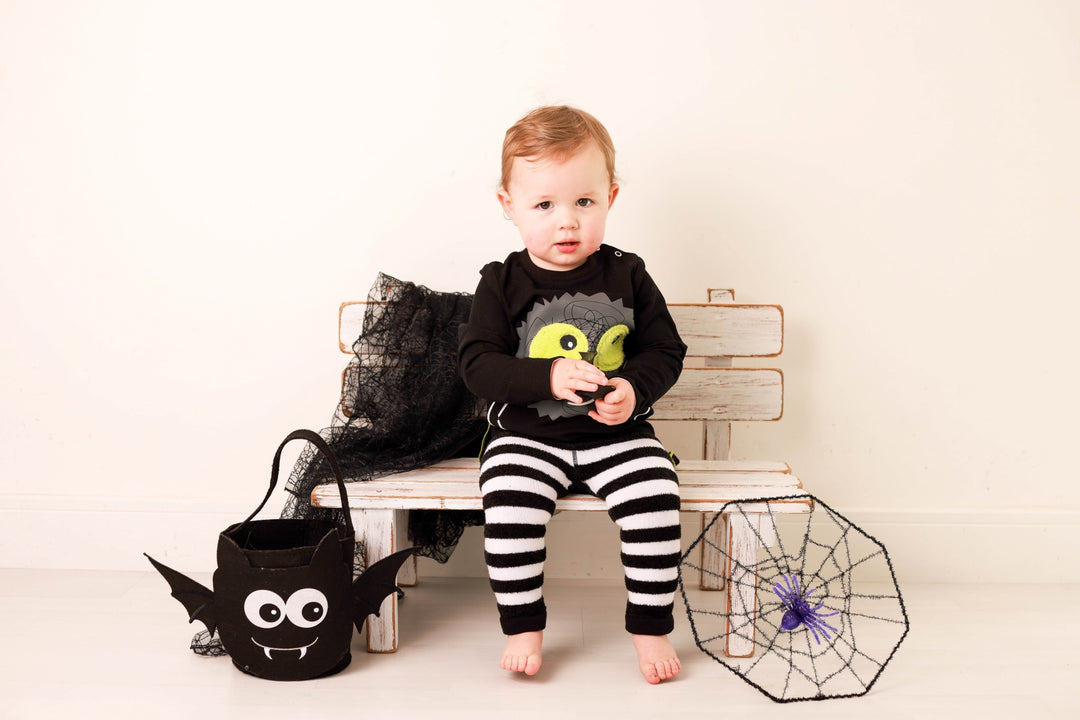 Blade and Rose Halloween Outfit - Fluffy Spider Top with Cloak and Fluffy Spider Leggings