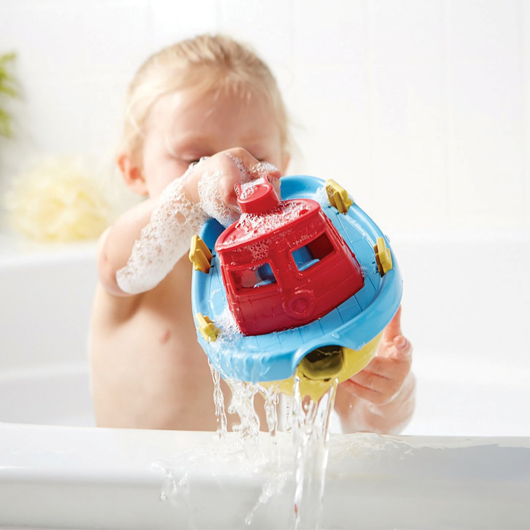 Green Toys Tugboat Red Handle