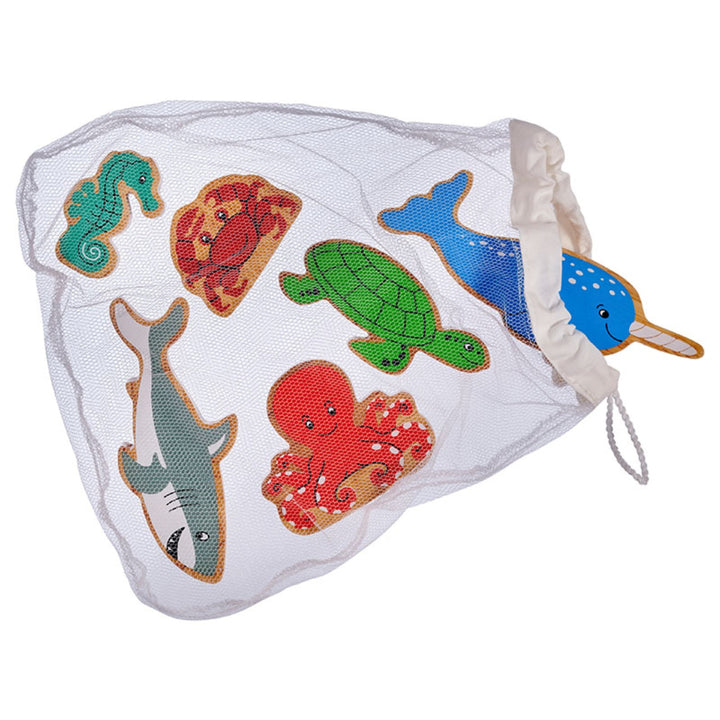 Lanka Kade Bag of 6 Wooden Sealife Animals