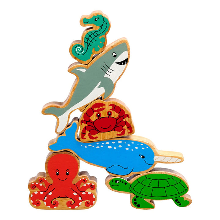 Lanka Kade Bag of 6 Wooden Sealife Animals