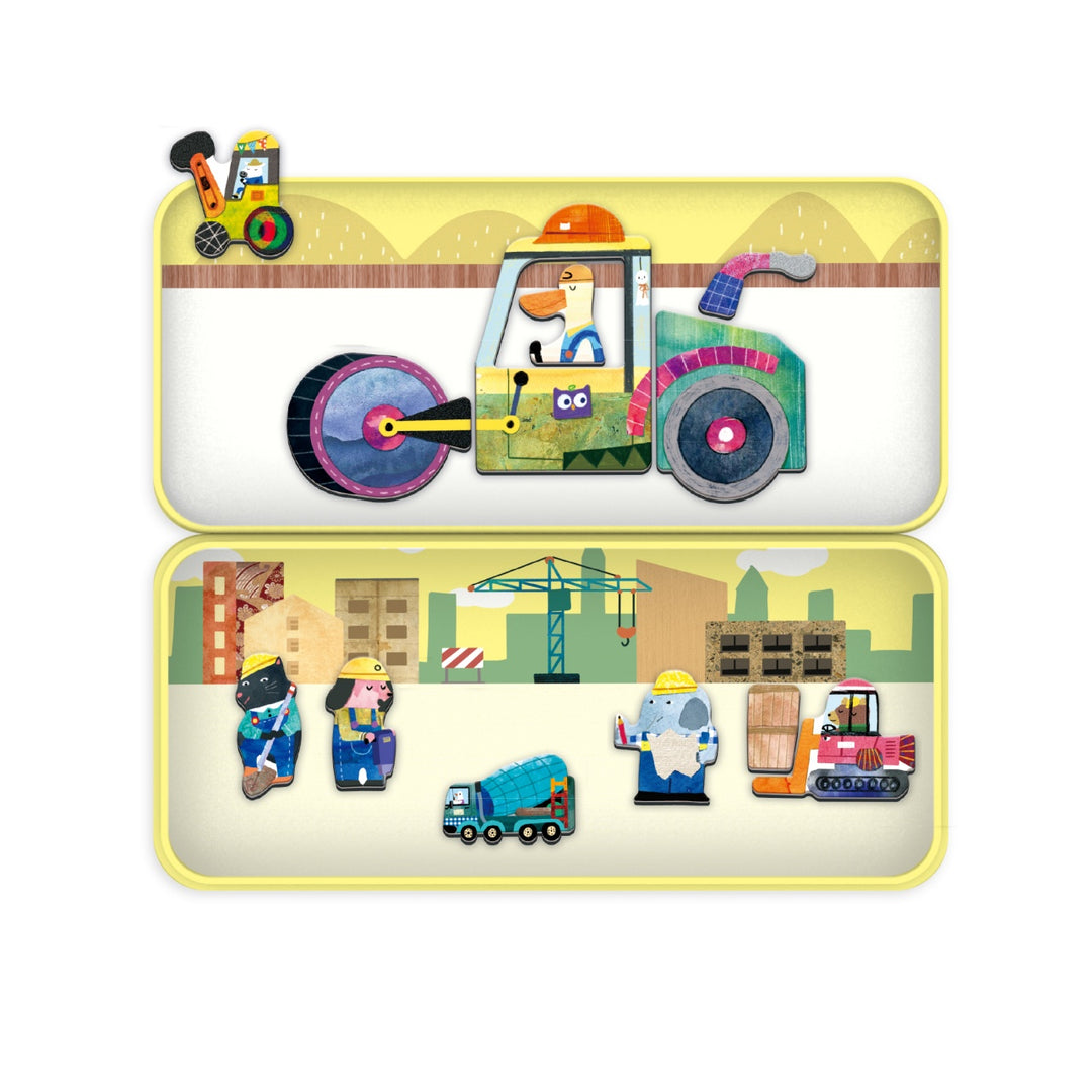 Mier Edu Travel Magnetic Box - Trucks