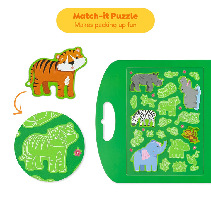 Tiger Tribe Magna Carry Magnetic Toy - In the Jungle