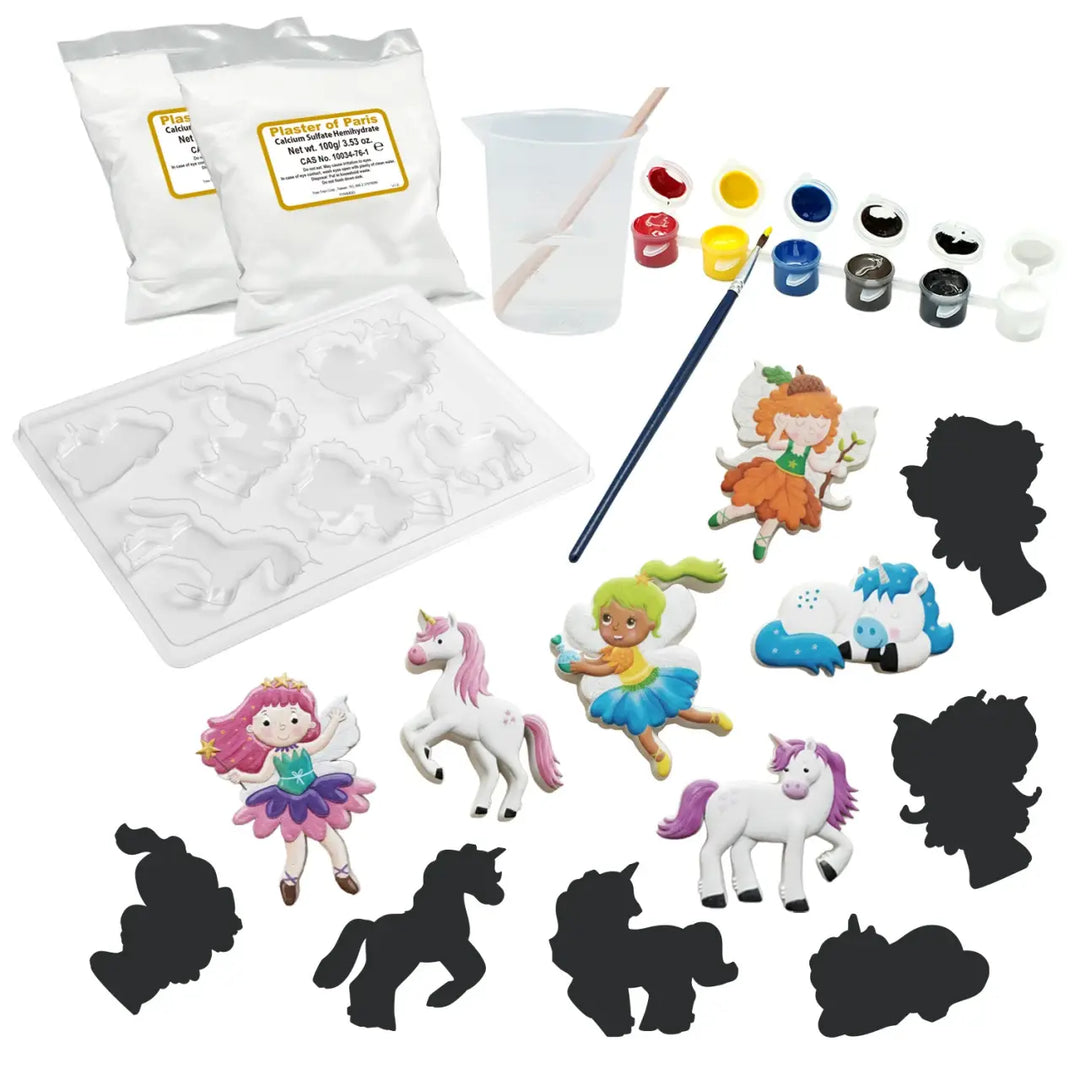 Wild Funky Craft  Mould &amp; Paint - Fairy and Unicorn