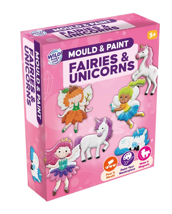 Wild Funky Craft  Mould &amp; Paint - Fairy and Unicorn