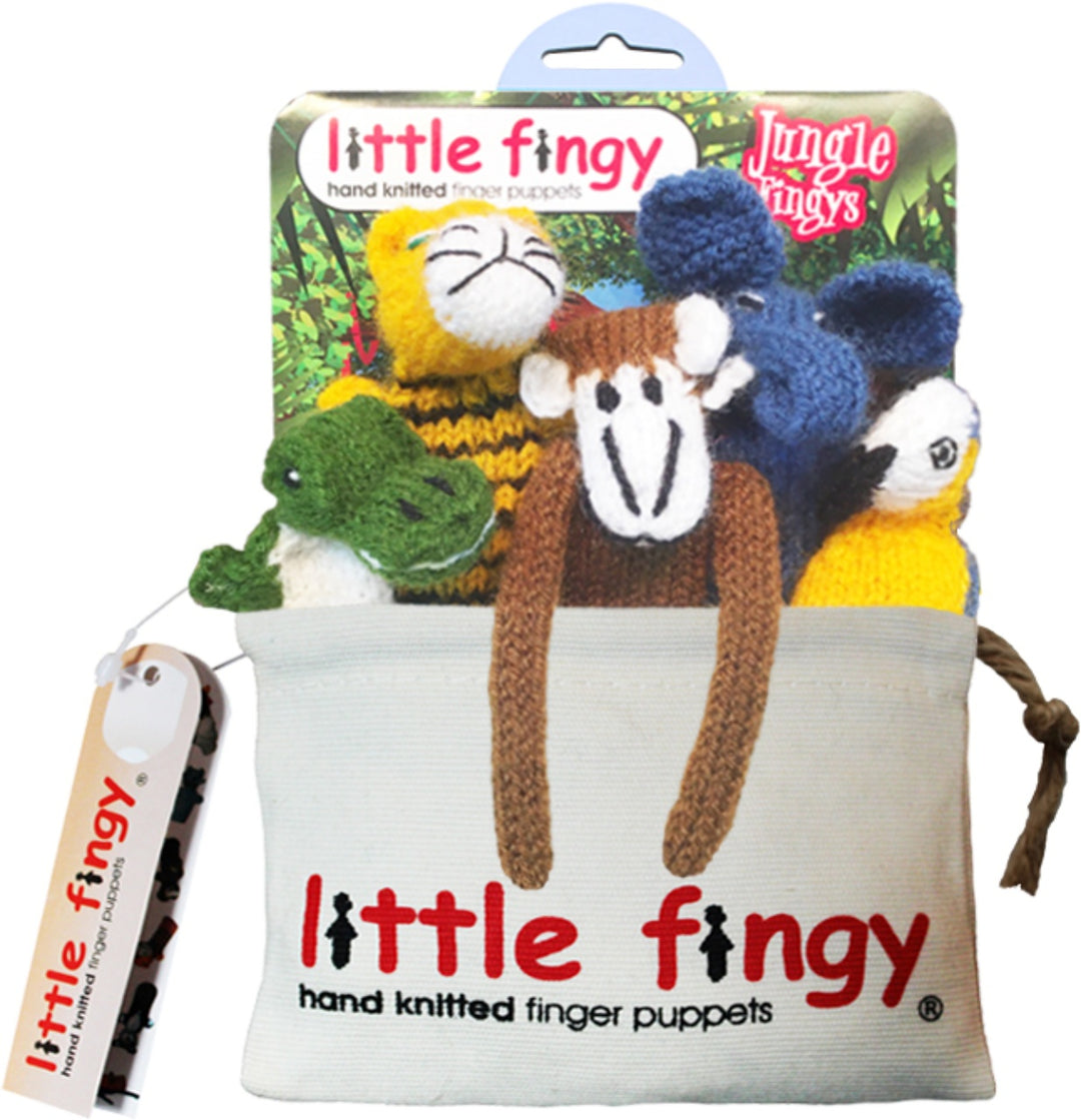 Little Fingy Finger Puppets Gift Bag - Jungle