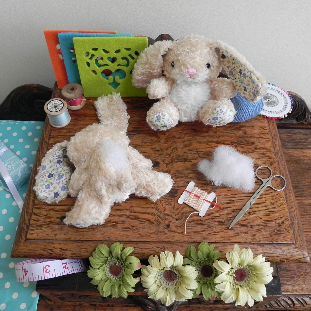 Gift in a Tin - Sew Me Up Floral Bunny