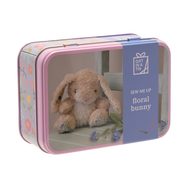 Gift in a Tin - Sew Me Up Floral Bunny