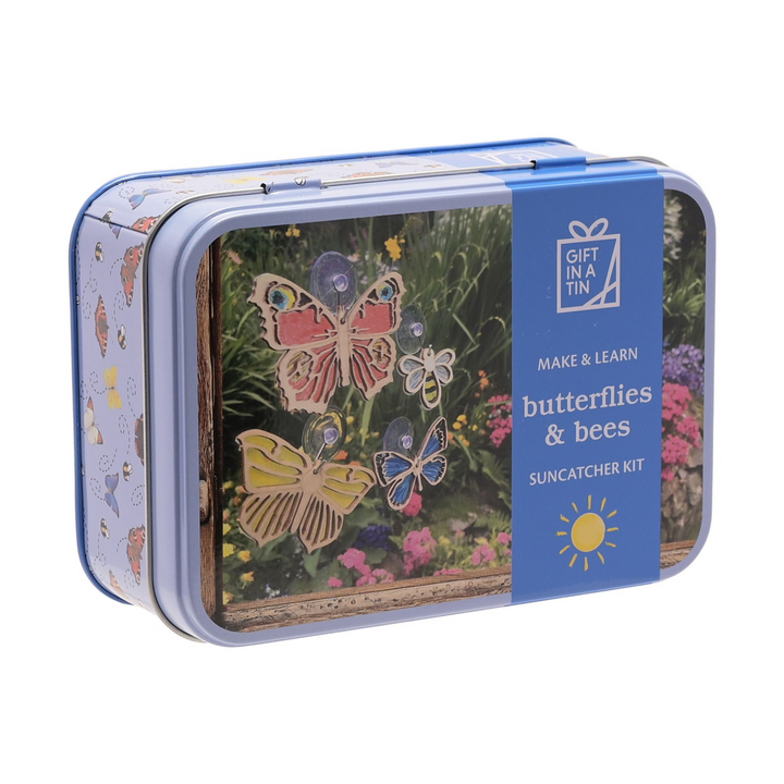 Gift in a Tin - Butterflies and Bees Suncatcher Kit
