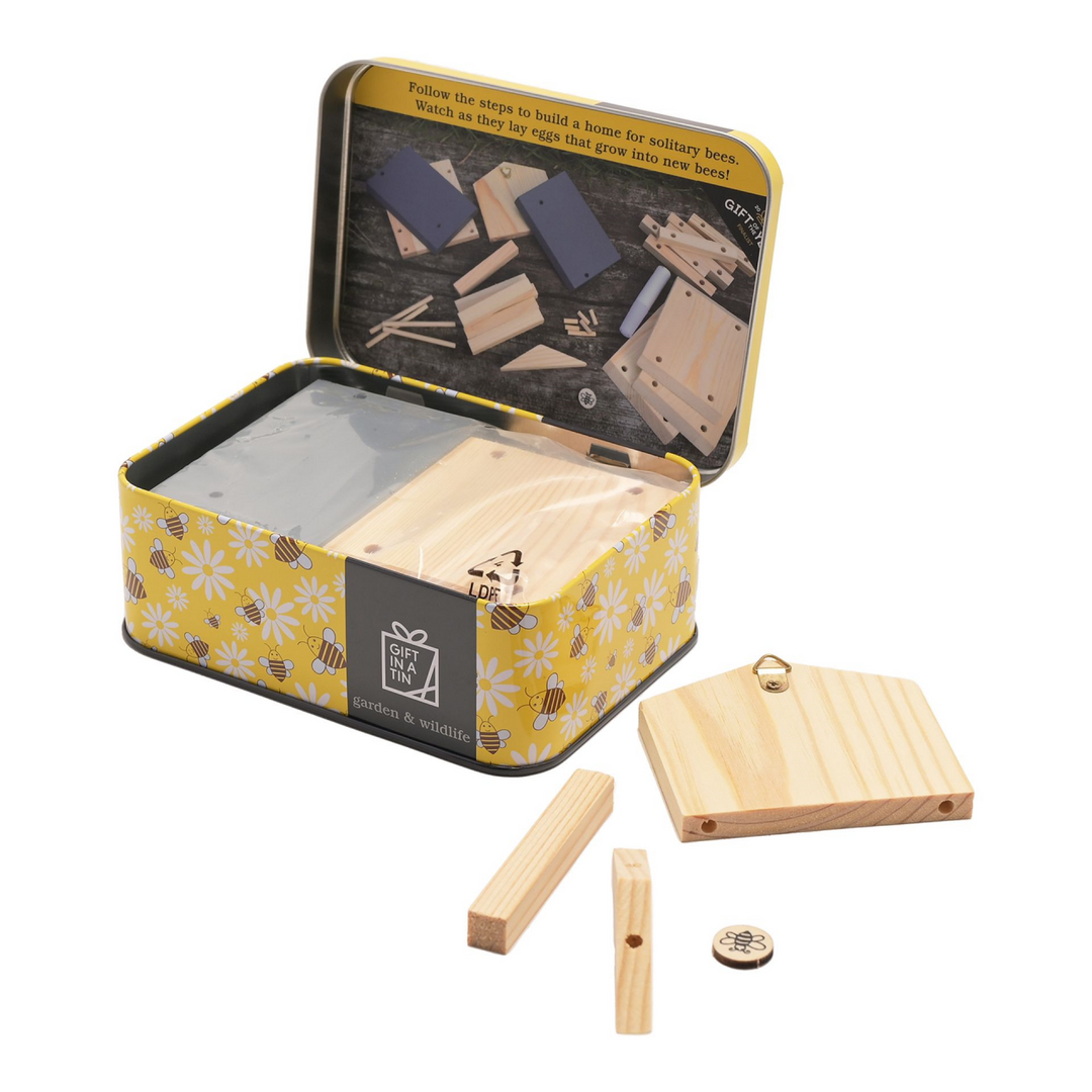 Gift in a Tin - Build a Bee Hotel