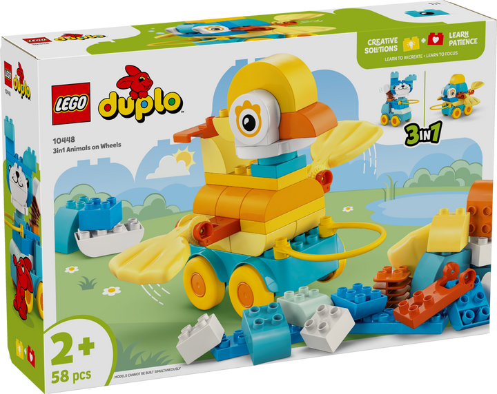 Duplo 3 in 1 Animals on Wheels