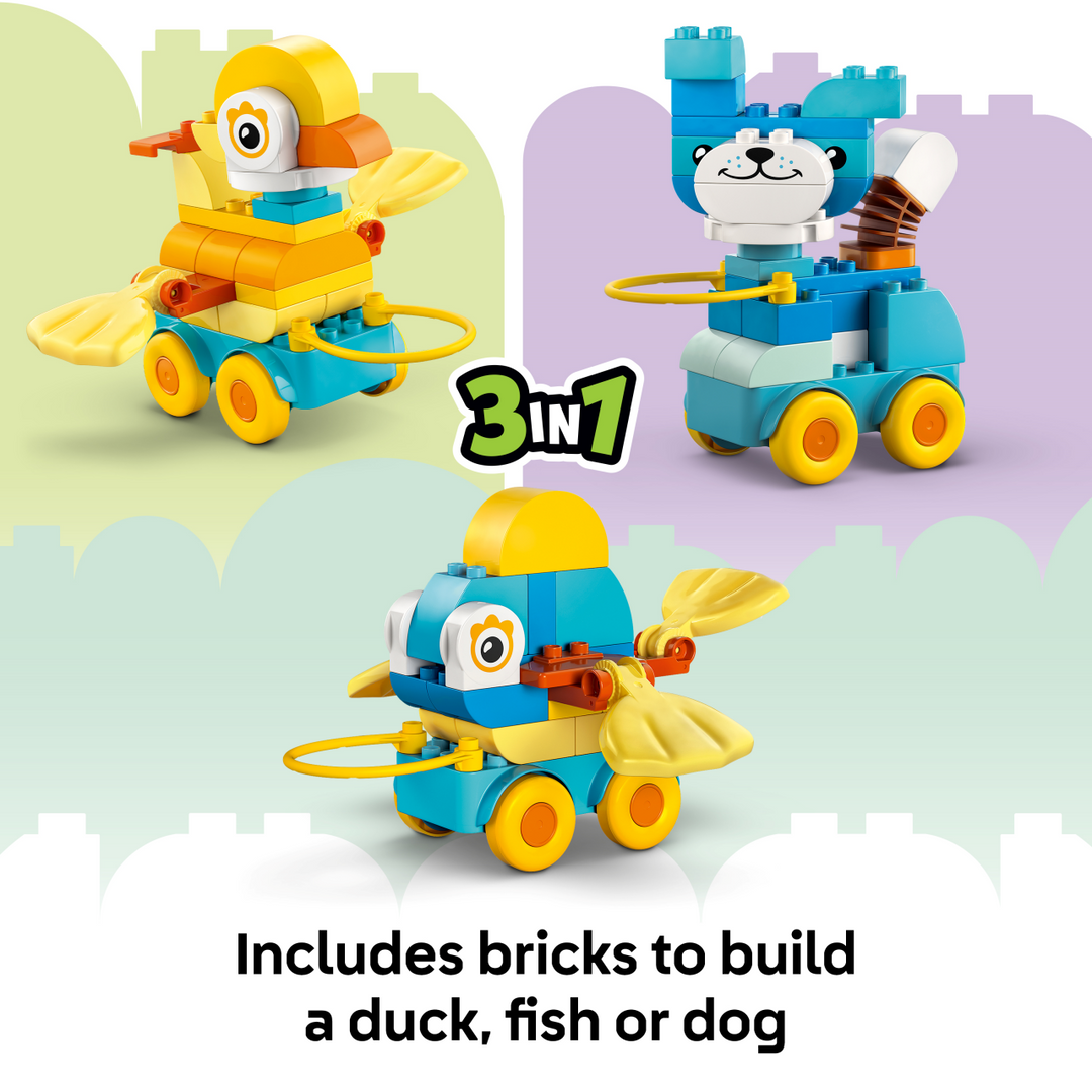Duplo 3 in 1 Animals on Wheels