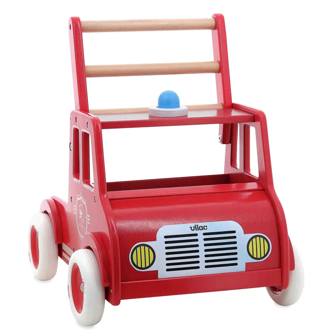Vilac Firetruck Push-Along Walker