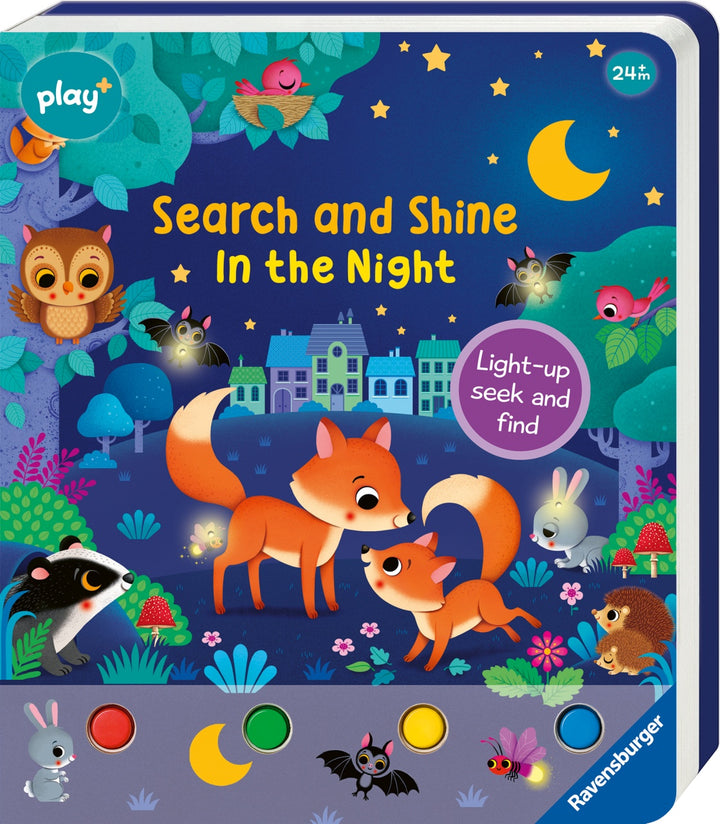 Play+ Search and Shine Board Book - In the Night