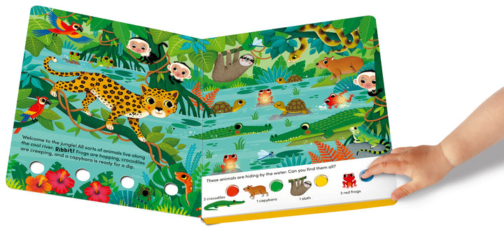 Play+ Search and Shine Board Book - In the Jungle