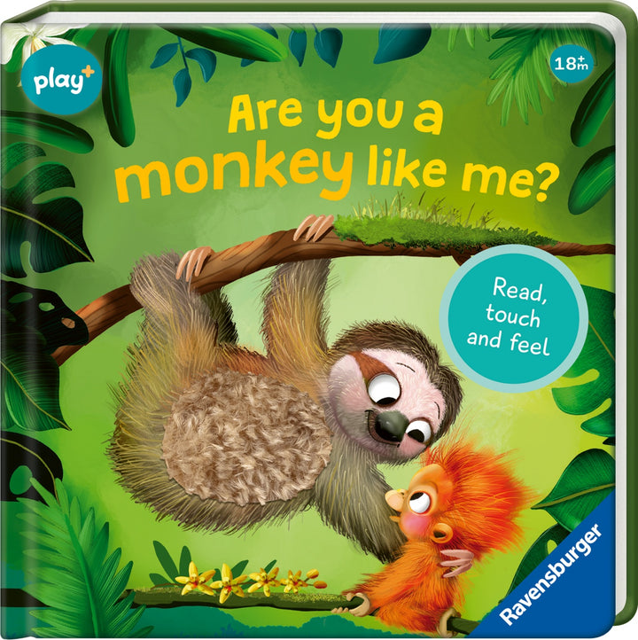 Play+ Sensory Book - Are You a Monkey Like Me?
