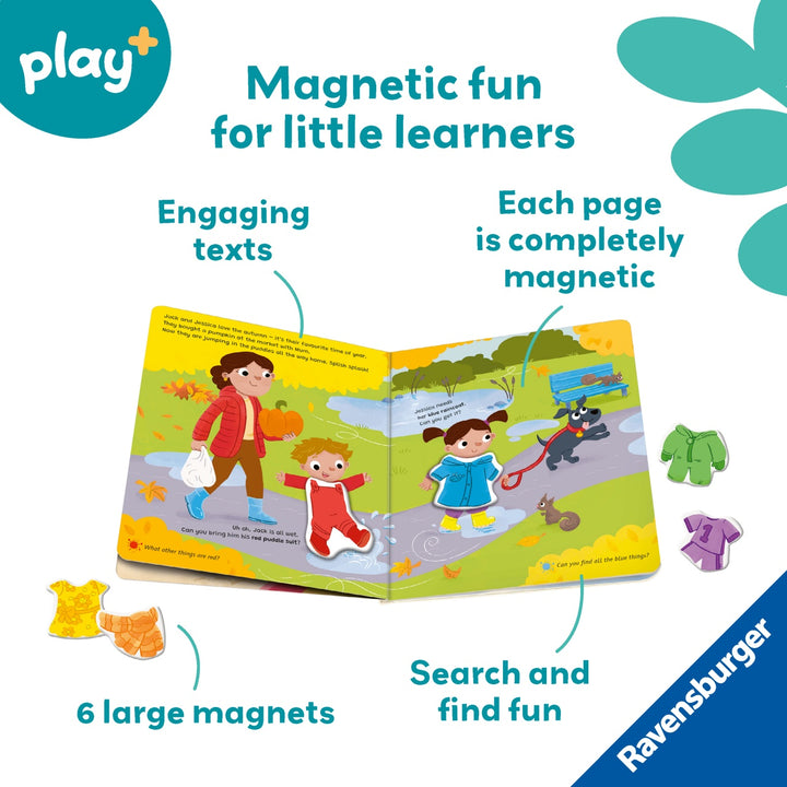 Play+ My First Magnetic Book - Match and Learn  Colours