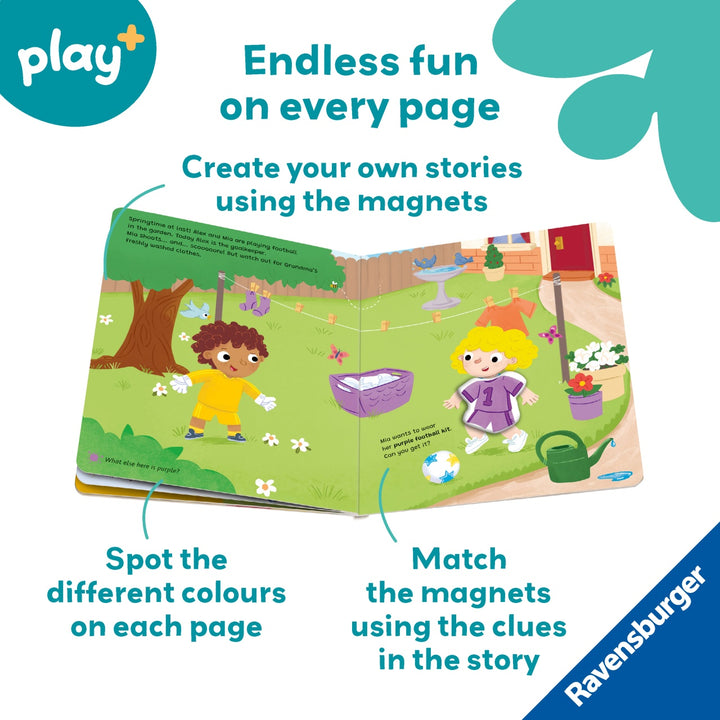Play+ My First Magnetic Book - Match and Learn  Colours