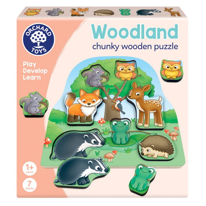 Orchard Chunky Wooden Puzzle - Woodland