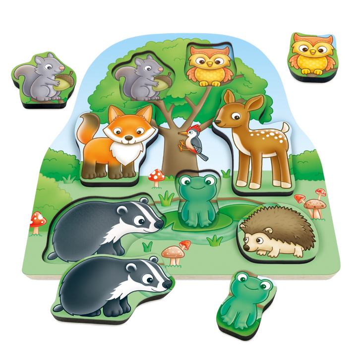 Orchard Chunky Wooden Puzzle - Woodland