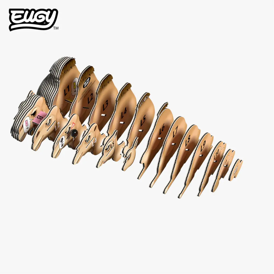 Eugy Camel 3D Cardboard Model Kit