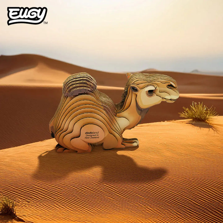 Eugy Camel 3D Cardboard Model Kit