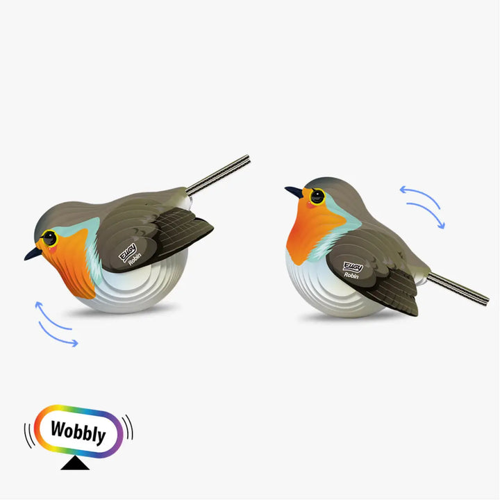 Eugy Robin 3D Cardboard Model Kit