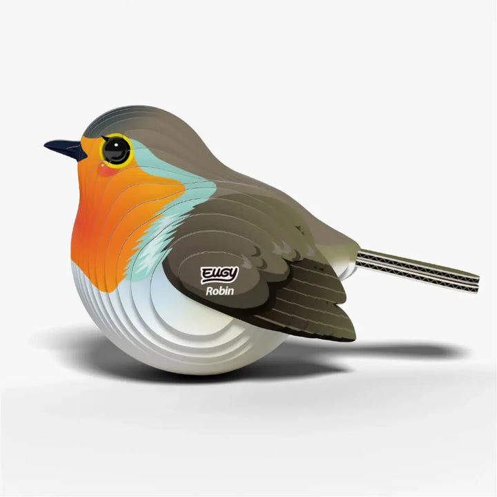 Eugy Robin 3D Cardboard Model Kit
