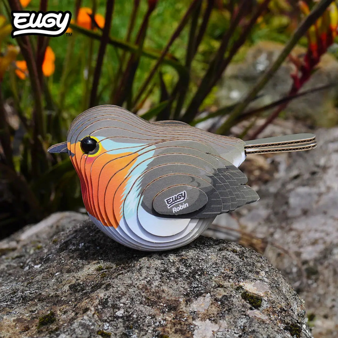 Eugy Robin 3D Cardboard Model Kit