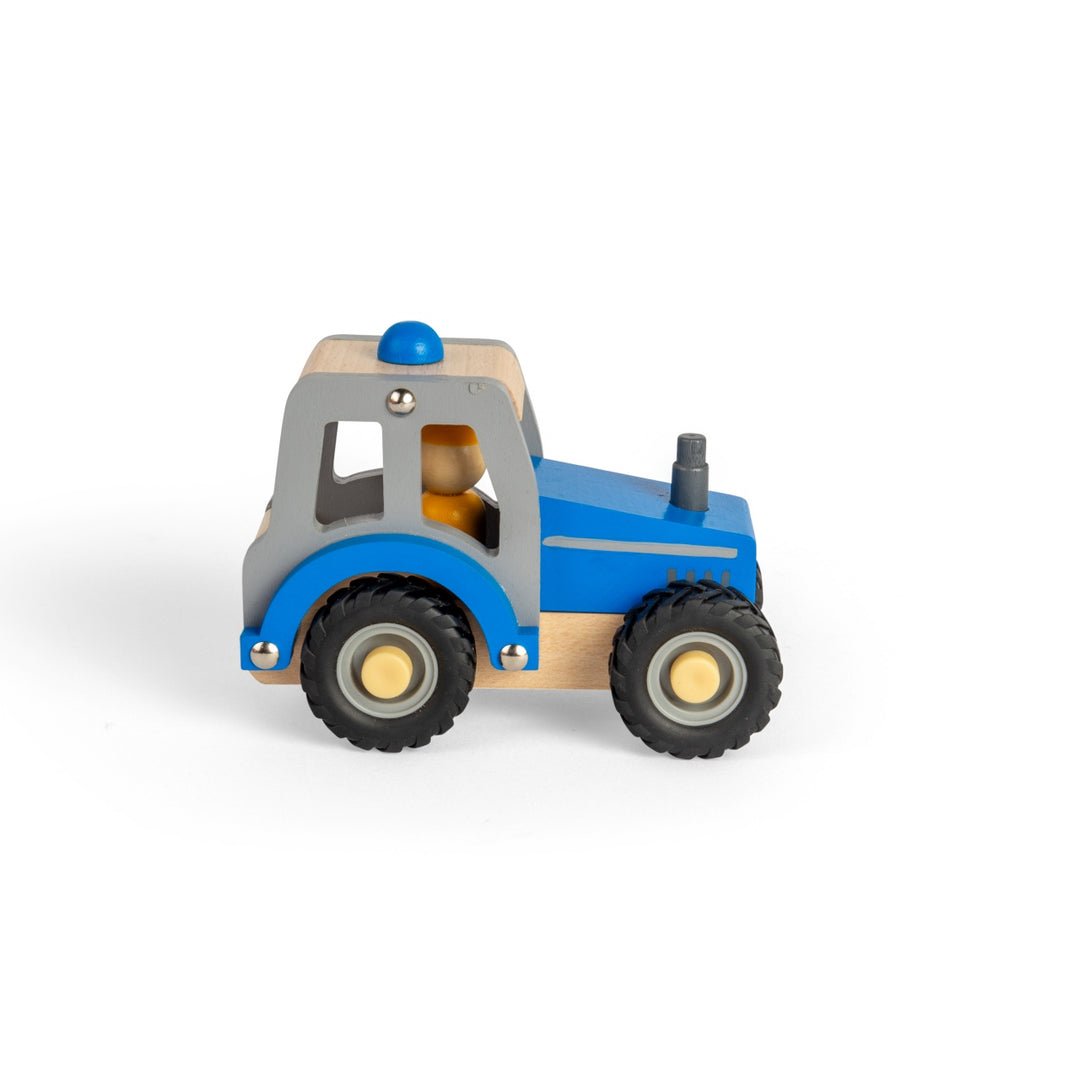 Bigjigs Mini Blue Tractor