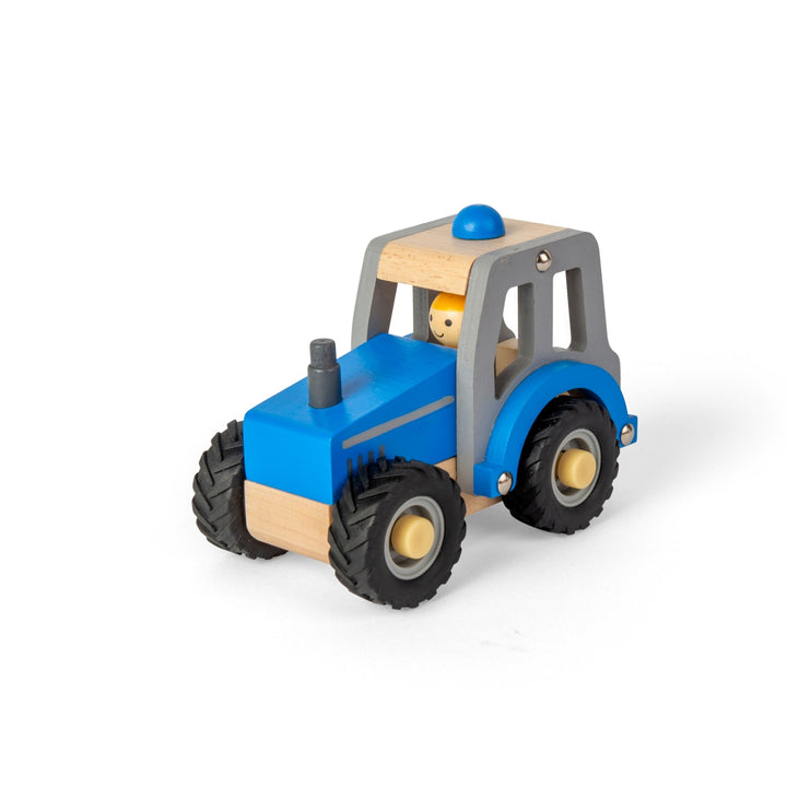 Bigjigs Mini Blue Tractor